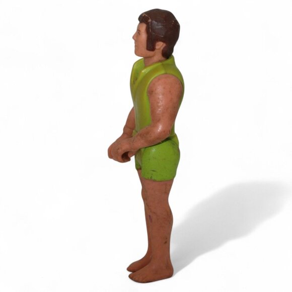 Vintage 1974 Fisher-Price Adventure People Green Scuba Diver Action Figure 3.75" - Picture 4 of 7